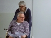 Bernhard Schütz als "Eurotaurus" mit Regisseur Stefan Kanis